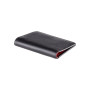 Чорний чоловічий шкіряний портмоне Visconti VSL26 BLK/RED Javelin з RFID