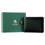 Гаманець чоловічий зеленого кольору Visconti AT63 GREEN Roland c RFID (Burnish Green)