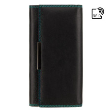 Шкіряний гаманець жіночий Visconti R11 BLK/RHUMBA Paloma c RFID