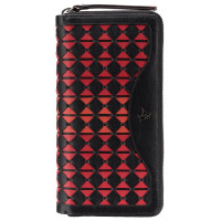 Жіночий шкіряний гаманець Visconti BR76 Black Cherry